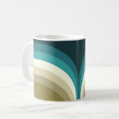 レトロスタイルダブルアーチ装飾 コーヒーマグカップ (正面左)