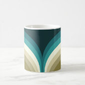 レトロスタイルダブルアーチ装飾 コーヒーマグカップ (中央)