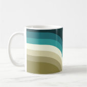 レトロスタイルダブルアーチ装飾 コーヒーマグカップ (左)