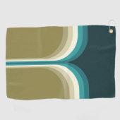 レトロスタイルダブルアーチ装飾 ゴルフタオル (横)