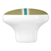 レトロスタイルダブルアーチ装飾 セラミックノブ (側面)