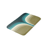 レトロスタイルダブルアーチ装飾 バスマット (アングル)