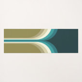 レトロスタイルダブルアーチ装飾 ヨガマット (裏面(横))