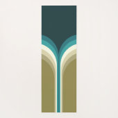 レトロスタイルダブルアーチ装飾 ヨガマット (裏面)