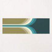 レトロスタイルダブルアーチ装飾 ヨガマット (正面(横))