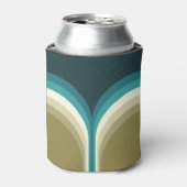 レトロスタイルダブルアーチ装飾 缶クーラー (缶正面)