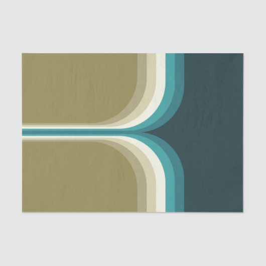 レトロスタイルダブルアーチ装飾 薄葉紙 (正面)