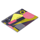 レトロスタイルテクスチャ、パターンデザイン。アート、抽象芸術、 ノートブック (左側)