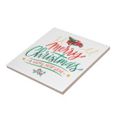 レトロスタイルトラックメリークリスマス タイル (側面)