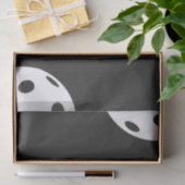 レトロスタイルネオンブラックをテーマにしたピックボール誕生日 薄葉紙 (ギフト)