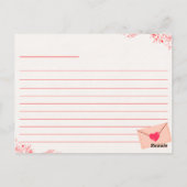 レトロスタイルハッピーバースデーカードはっきりした&おもしろいデザイン ポストカード (裏面)