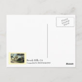 レトロスタイルビバリーヒルズハガキ！ ポストカード (裏面)