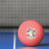 レトロスタイルピンポンダビングユニコーン 卓球ボール (ネット)