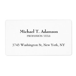 レトロスタイルプレエレガントインシンプルホワイト ラベル