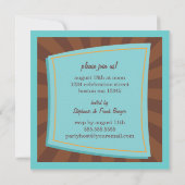 レトロスタイルホットドッグサマーBBQパーティの招待状 招待状 (裏面)