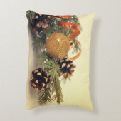 レトロスタイルホリデーデコレーションアクセントピロー アクセントクッション (裏面(縦))