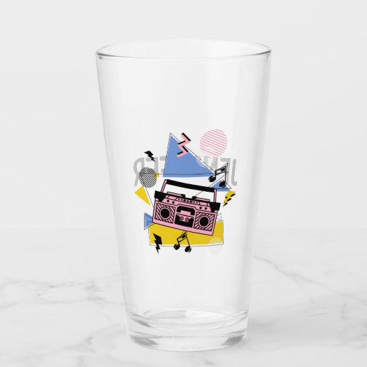 レトロスタイルボックスデザイン タンブラーグラス (正面)