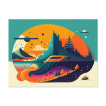 レトロスタイルポスター収集はがき#23