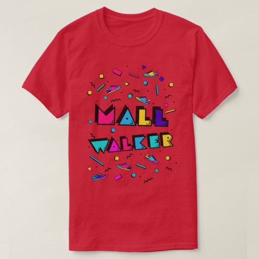 レトロスタイルモールウォーカー90sエクササイズトレンド tシャツ (デザイン正面)