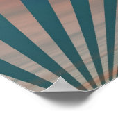 レトロスタイルロボット4プリント ポスター (角)