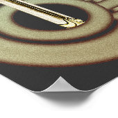 レトロスタイルヴィンテージmicポスター ポスター (角)