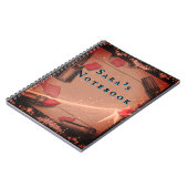 レトロスタイル口紅 ノートブック (左側)