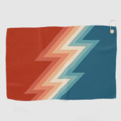 レトロスタイル山型 ゴルフタオル (横)