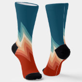 レトロスタイル山型 ソックス (傾斜あり)