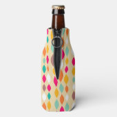 レトロスタイル抽象芸術パターン ボトルクーラー (ボトル裏面)