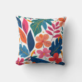 レトロスタイル水彩装飾用クッション クッション (正面)