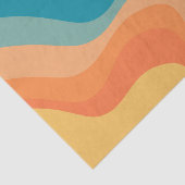 レトロスタイル波装飾 薄葉紙 (詳細)