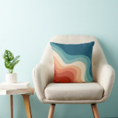 レトロスタイル波 クッション (椅子)