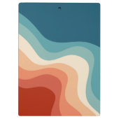 レトロスタイル波 クリップボード (裏面)