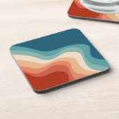 レトロスタイル波 コースター (左側)