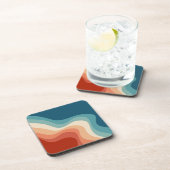 レトロスタイル波 コースター (右側)