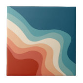 レトロスタイル波 タイル (正面)