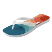 レトロスタイル波 ビーチサンダル (アングル)