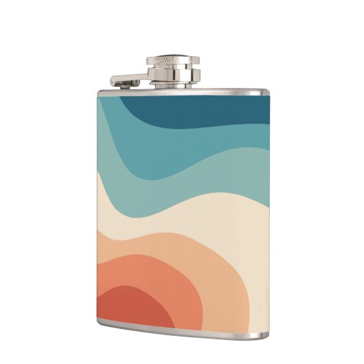 レトロスタイル波 フラスク (左)