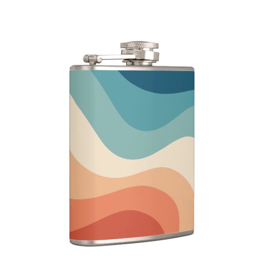 レトロスタイル波 フラスク (右)