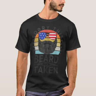 レトロスタイル申し訳ないこの髭はアメリカのFla Tシャツ