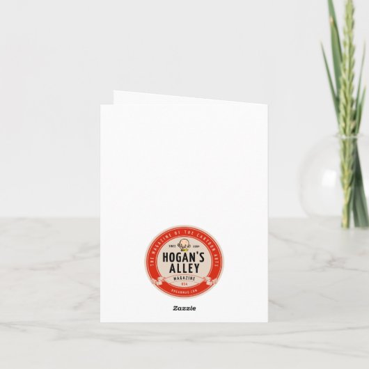 レトロスタイル祈の少女クリスマスカード シーズンカード (裏面)