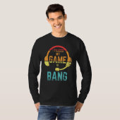 レトロスタイル私は私のゲームを停止したBang独立性 Tシャツ (正面フル)