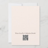 レトロスタイル誕生日招待状 招待状 (裏面)