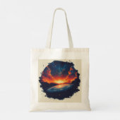 レトロスタイル銀河系 トートバッグ (裏面)