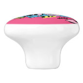 レトロスタイル音楽ボックスデザイン セラミックノブ (側面)