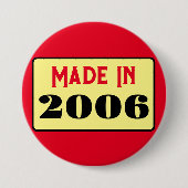 レトロスタイル18th birthday badge 2006 缶バッジ (正面)