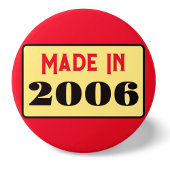 レトロスタイル18th birthday badge 2006 缶バッジ