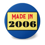 レトロスタイル18th birthday badge 2007 缶バッジ<br><div class="desc">これは誕生日ピンバッジスタイリッシュのための本当に素敵なデザインである。18素晴らし歳の誕生日。</div>