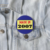 レトロスタイル18th birthday badge 2007 缶バッジ (インサイチュ)
