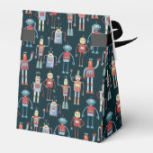 レトロスタイル1950sヴィンテージロボット フェイバーボックス (裏面サイド)